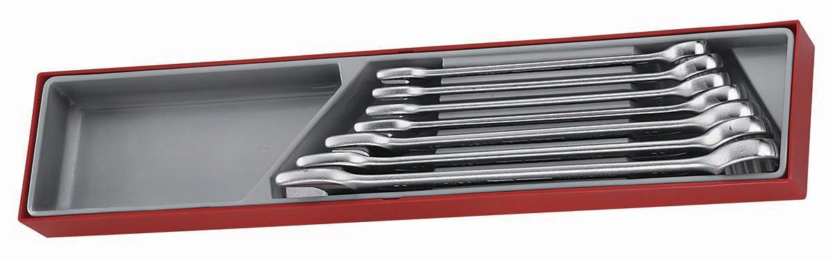 Teng Tools 7-Piece Combination Spanner Set, 20 To 32 mm, Chrome Vanadium Steel
