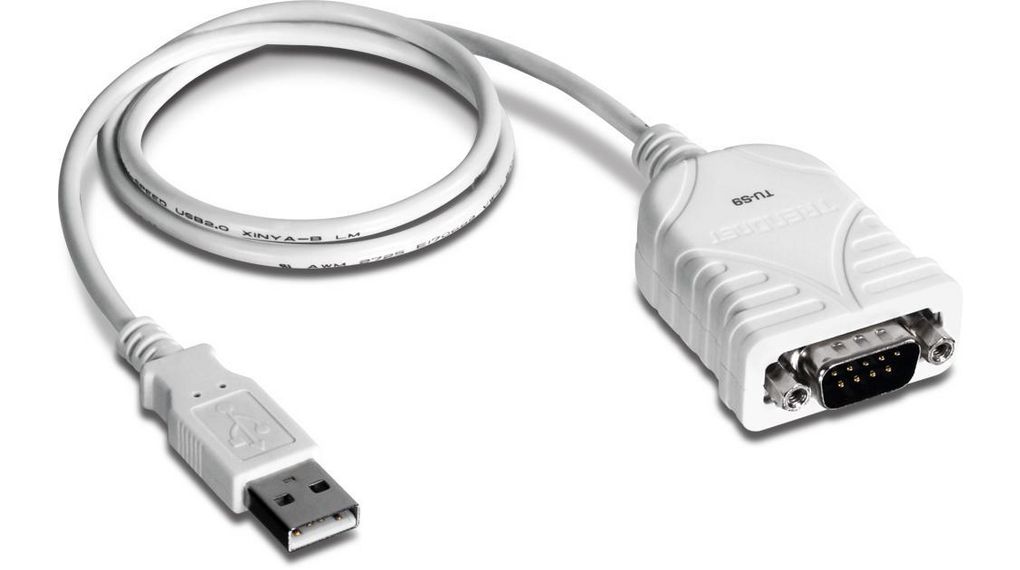 Trendnet USB Type A to Male to RS232 Male USB Serial Cable Adapter