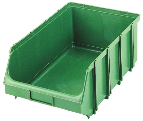 Terry Plastic Storage Bin, 165 mm x 104 mm x 76 mm, Green
