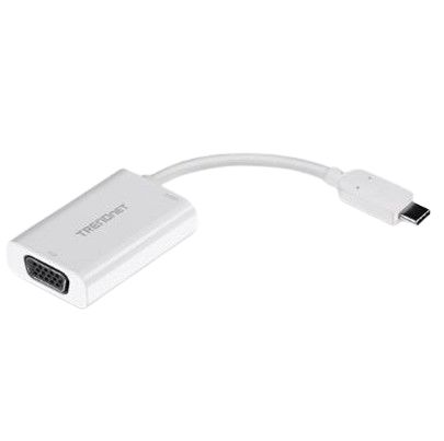 Trendnet to VGA Adapter USB Type C 1 Supported Display(s) - 1920 x 1200 pixel