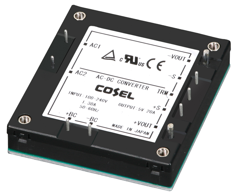 Cosel Switching Power Supply, TUNS100F12 12V dc, 8.4A, 100.8 W, Input 85V ac to  264V ac