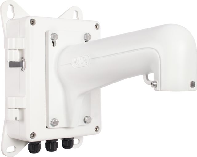 ABUS Security-Center Aluminium Junction Box Inclusive Long Wall Mount Camera Housing for use with ABUS PTZ dome cameras