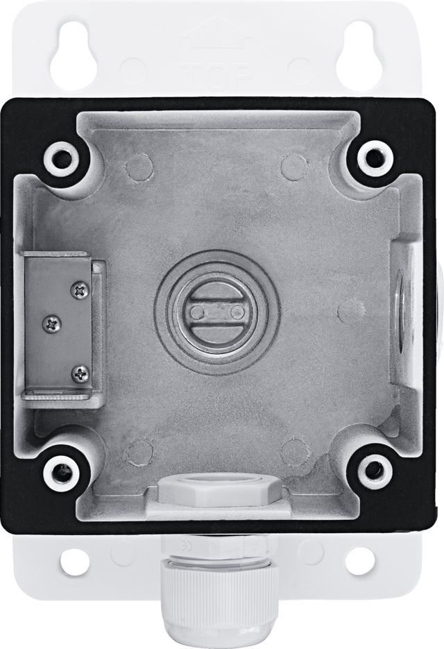 ABUS Security-Center Aluminium Junction Box for Wall Mount Mini Dome Camera Housing for use with IP Mini Dome