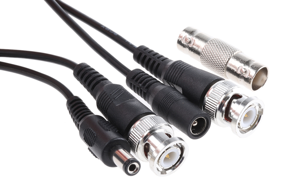 ABUS Security-Center Polyvinyl Chloride, Polyethylene Video Combination Cable Coaxial Cable for use with All cameras