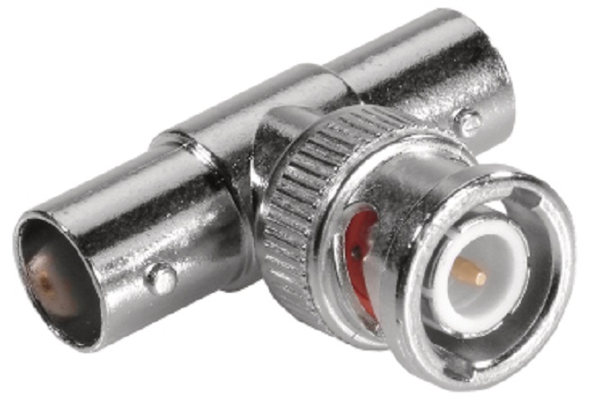 ABUS Security-Center TVAC40 Series Cable Male/Female BNC, 75 Ω, T Body Cable