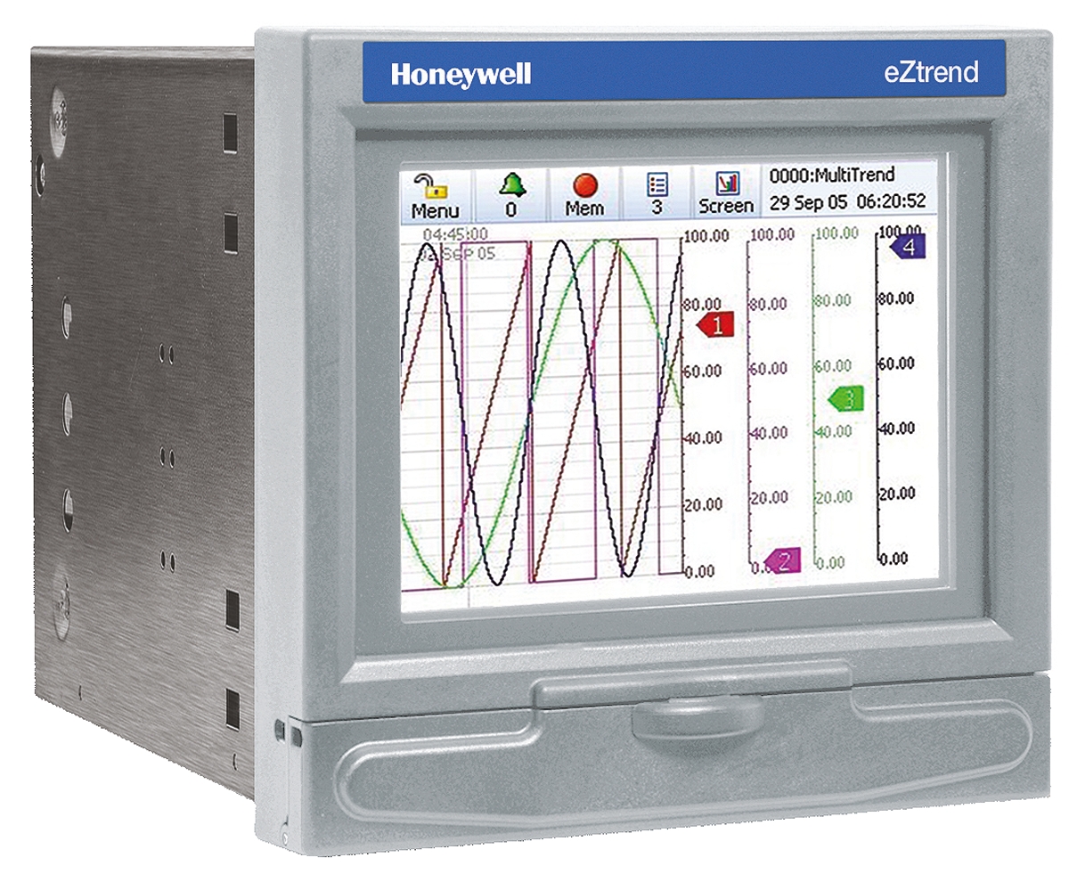 Honeywell 43-TV-03-18 4-Channel Graphical Chart Recorder Current, Resistance, Temperature, Voltage