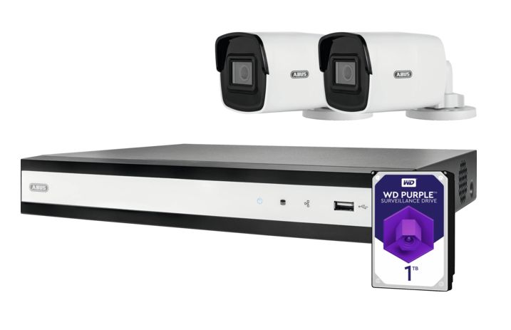 ABUS Security-Center TVVR Network Indoor & Outdoor IR Power Over Ethernet Wireless CCTV Camera 1920 x 1080 pixel