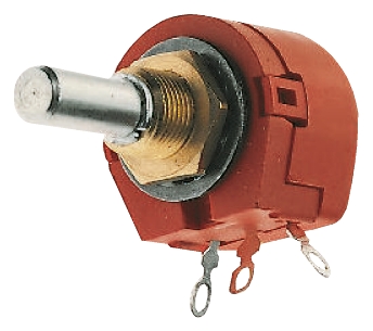 TE Connectivity TW 100 Ω Rotary Potentiometer 1-Turns 1-Gang Panel Mount, TW1101KA