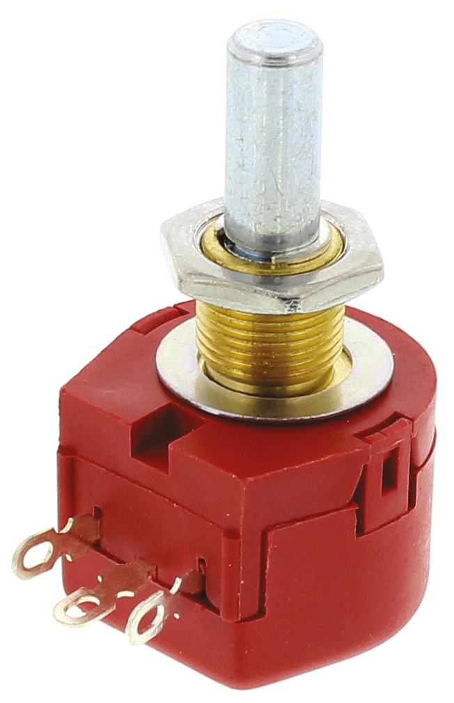 TE Connectivity TW 5 kΩ Rotary Potentiometer 1-Turns 1-Gang Panel Mount