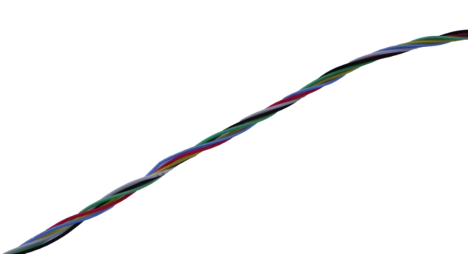 MICROWIRES TWJ Series Twisted Pair Cable, 3 Pairs, 0.13 mm², 100 m, Grey Sheath Perfluoroalkoxy Alkane