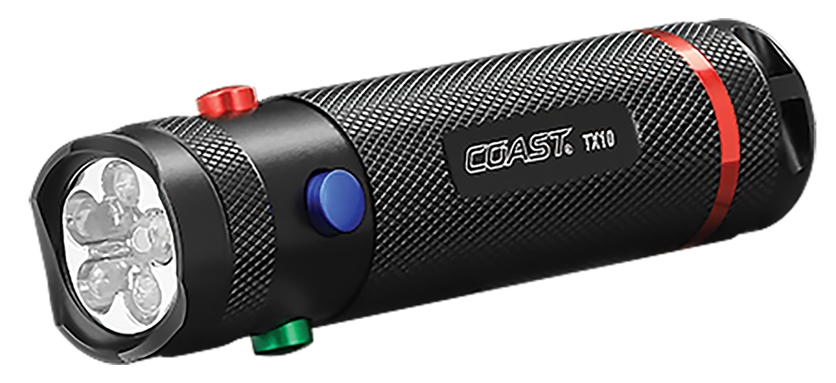tx10 Coast LED Tactical Torch Black 80 lm, 100 mm