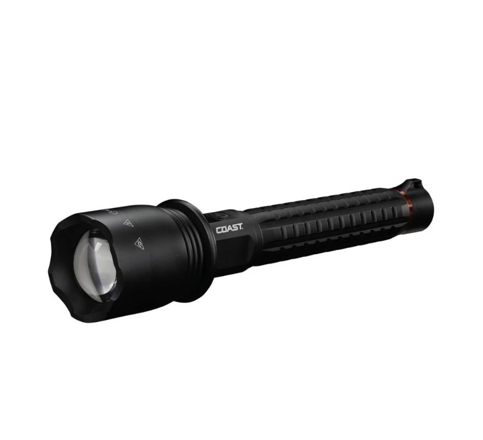 Coast LED Tactical Torch Black Rechargeable 5300 lm, 305 mm