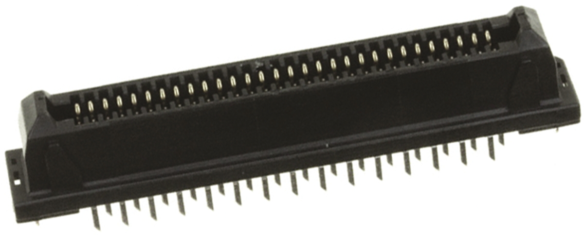 JAE TX24 Series Straight Through Hole PCB Socket, 60-Contact, 2 Row, 1.27 mm Pitch Solder