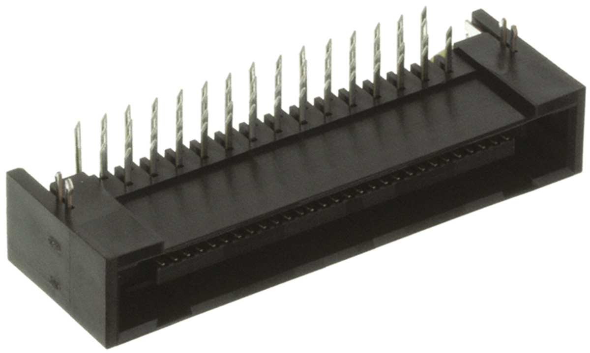 JAE TX25 Series Right Angle Through Hole PCB Header, 30 Contact(s), 1.27 mm Pitch, 2 Row, Shrouded