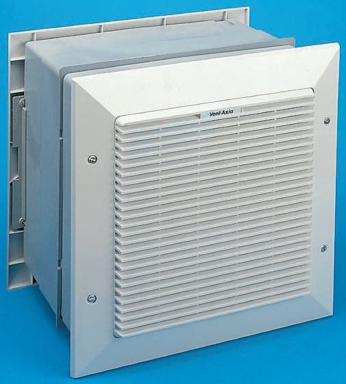 Vent-Axia TX9WL T Series Square Wall Mount Extractor Fan, 870 m³/h, 43 dBA, Duct Size 225 mm