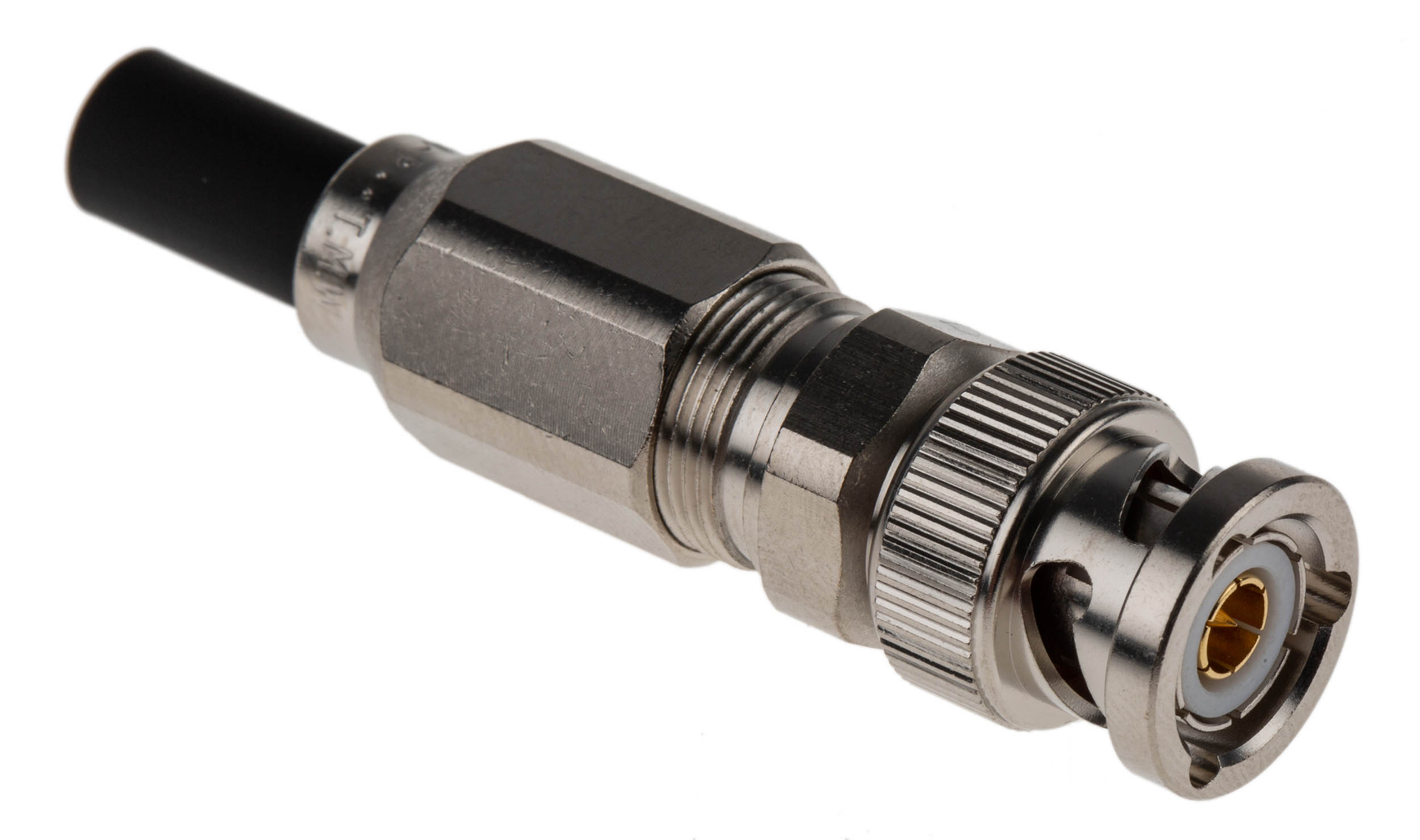 Tajimi Electronics TXA Series Cable Male Triaxial, 50 Ω, Straight Body Clamp