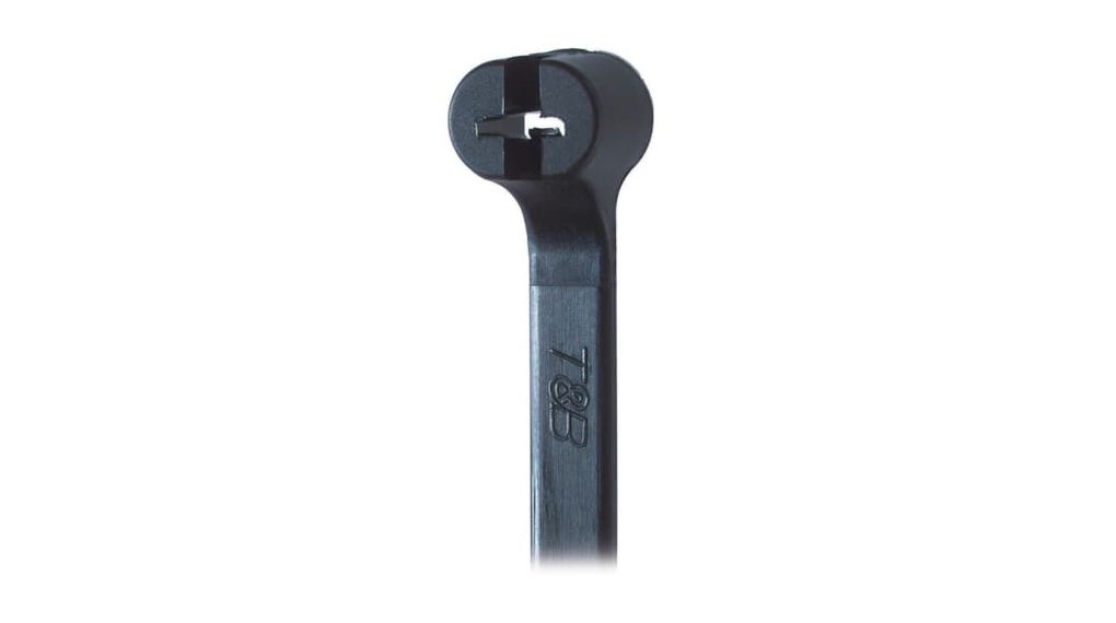 Thomas & Betts Cable Tie, 368 mm x 3.6mm, Black Polyamide 66