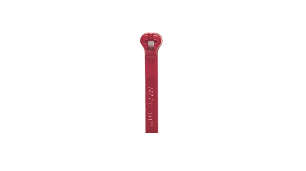 Thomas & Betts Cable Tie, 186 mm x 4.8mm, Red Polyamide 66