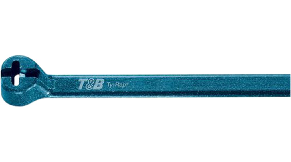 Thomas & Betts Cable Tie, 92 mm x 2.4mm, Blue Polyamide 66