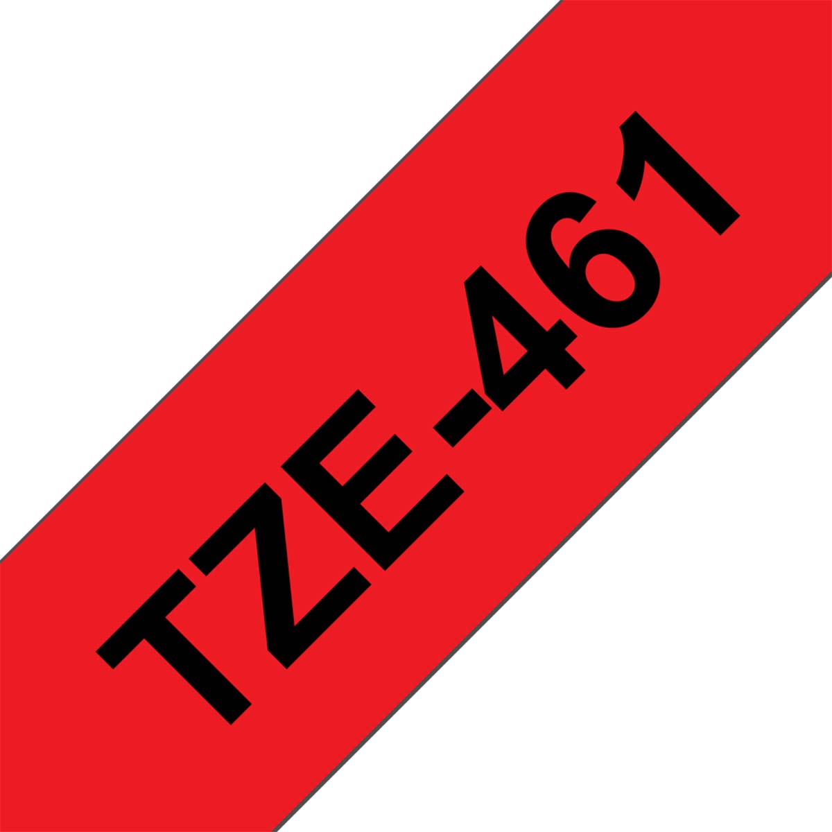 tze-461 Brother Black on Red Label Printer Tape, 8 m Length, 36 mm Width, 8 m Label Length