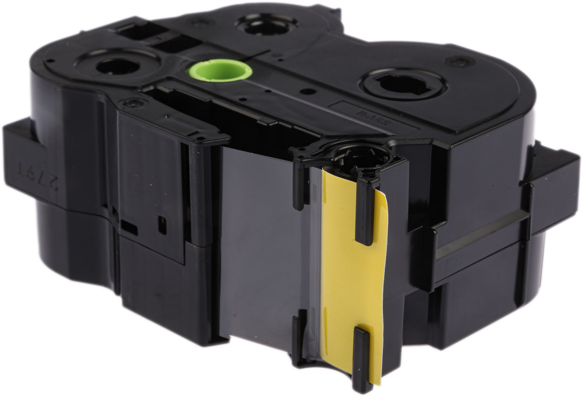 tze-661 Brother Black on Yellow Label Printer Tape, 8 m Length, 36 mm Width, 8 m Label Length