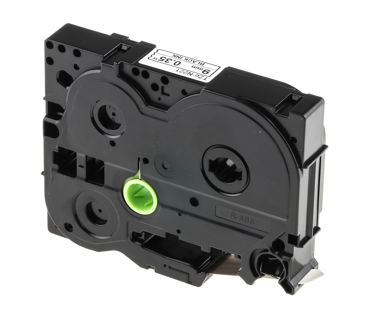 tzen221 Brother Black on White Label Printer Tape, 8 m Length, 9 mm Width, 8 m Label Length