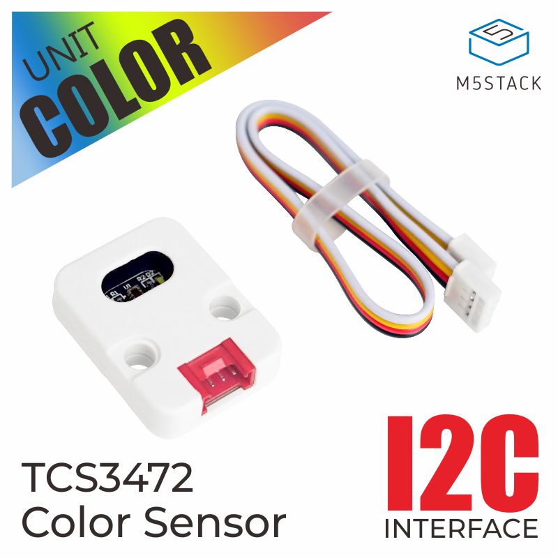 u009 M5Stack Colour Sensor RGB Unit (TCS3472) Colour Sensor Sensor Board for TCS3472 M5 Core, M5StickC, M5StickV