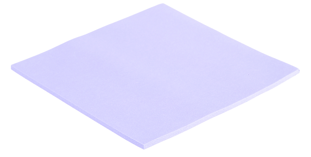 Qnity Laird T-flex 600 Series Self-Adhesive Thermal Interface Sheet, 2.5 mm Thick, 3 W/mK, 100 mm, 100mm, Boron Nitride