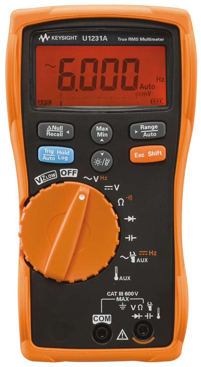 Keysight Technologies U1231A Handheld Digital Multimeter True RMS - RSCAL Calibrated