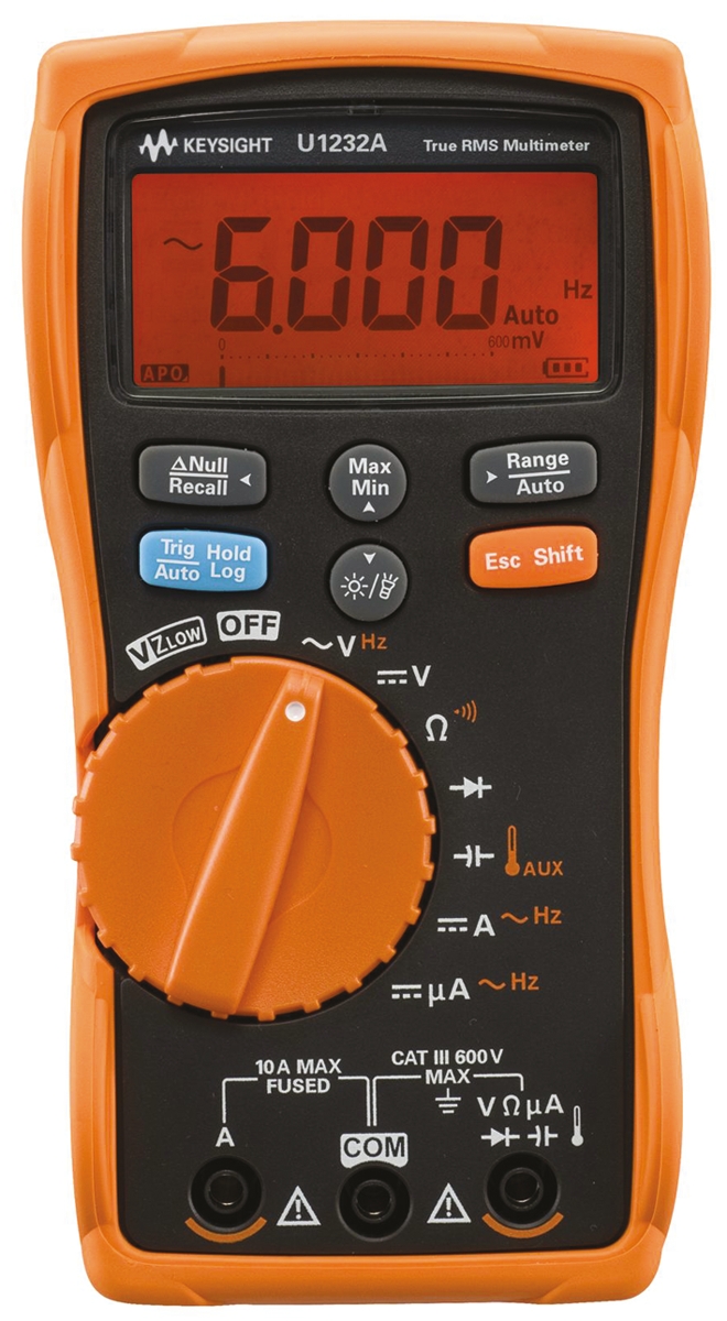 Keysight Technologies U1232A Handheld Digital Multimeter True RMS - RSCAL Calibrated