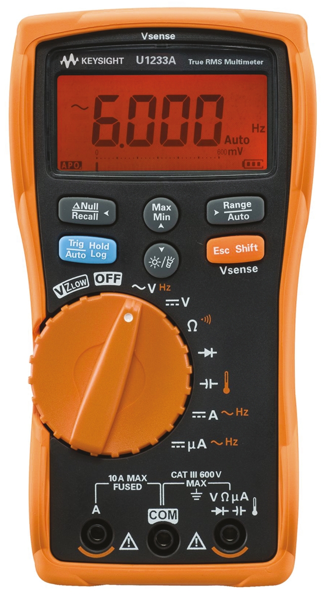 Keysight Technologies U1233A Handheld Digital Multimeter True RMS - RSCAL Calibrated