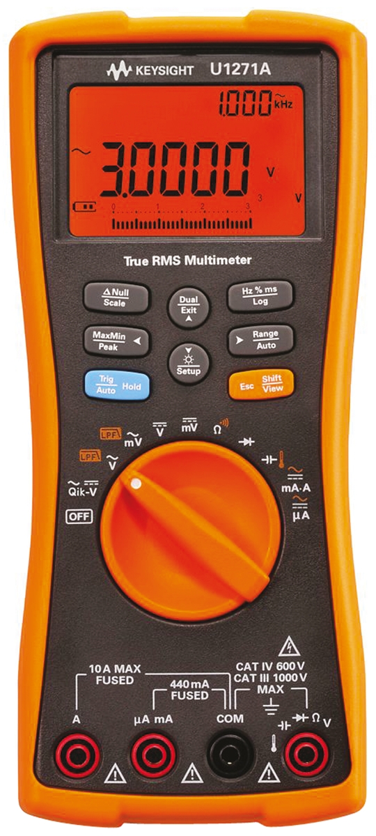 Keysight Technologies U1271A Handheld Digital Multimeter True RMS