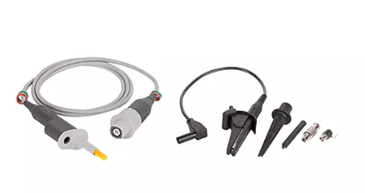 Keysight Technologies U1562B Oscilloscope Probe, Voltage Type, 500 MHz, 100:1, BNC, Banana Jack Connector