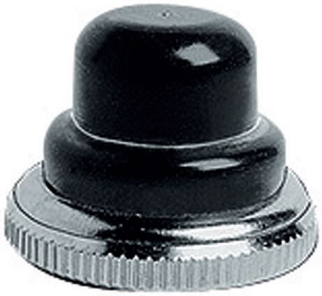 APEM Black Push Button Boot for Use with 10400 Series Push Button Switch