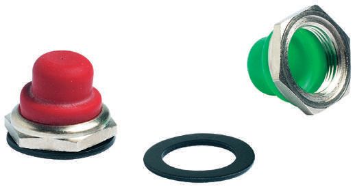 APEM Green Push Button Boot for Use with 1200, 4800 Series Push Button Switch, 4700