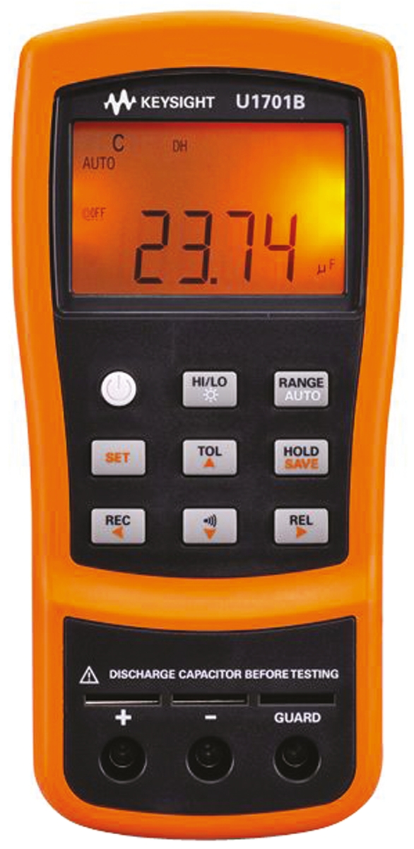 Keysight Technologies U1701B Handheld Capacitance Meter 199.99 mF, RSCAL