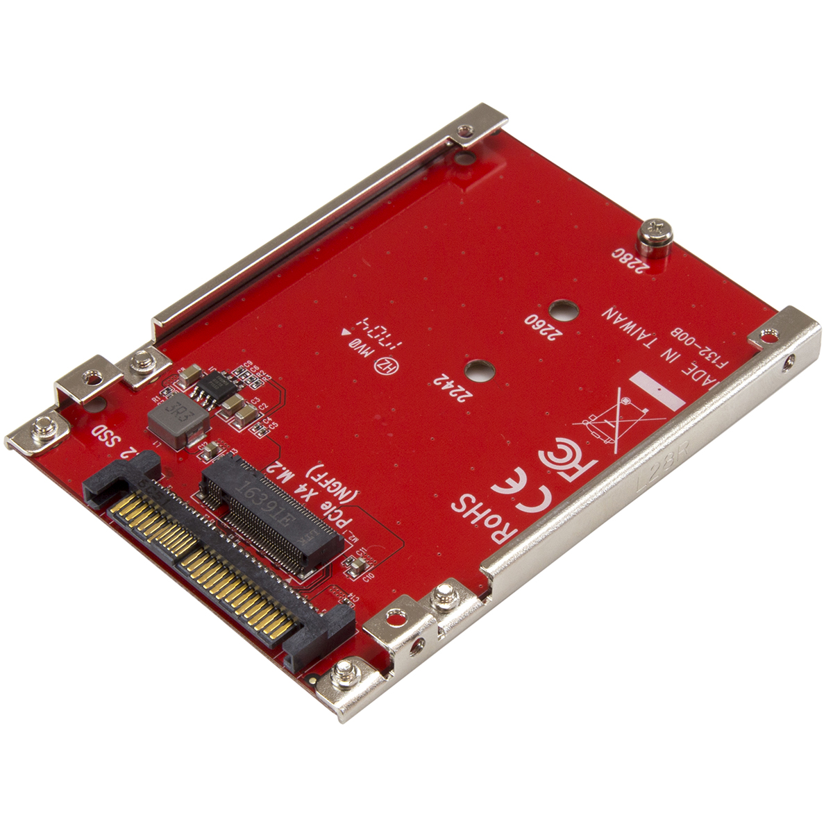 StarTech.com M2 Host Adapter Card 10 cm x 70 mm x 0.7 cm PCIe x4, SFF8639
