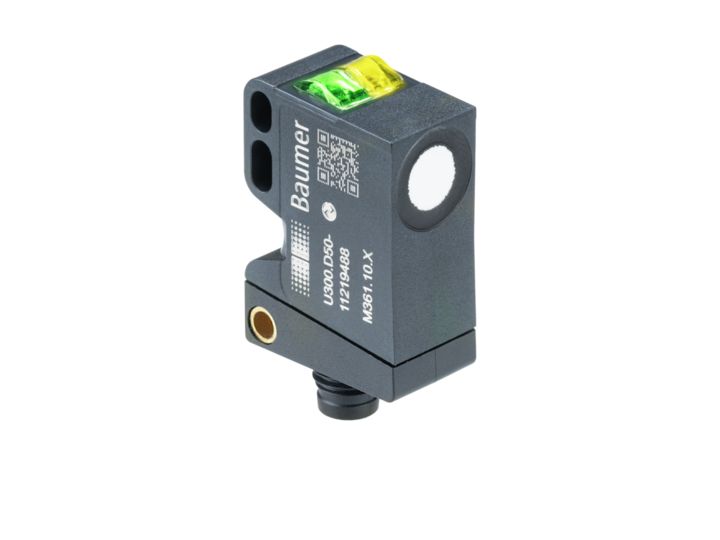 Baumer U300.R50-GP1J.72N Rectangular Proximity Sensor, M8 500 mm 30V dc