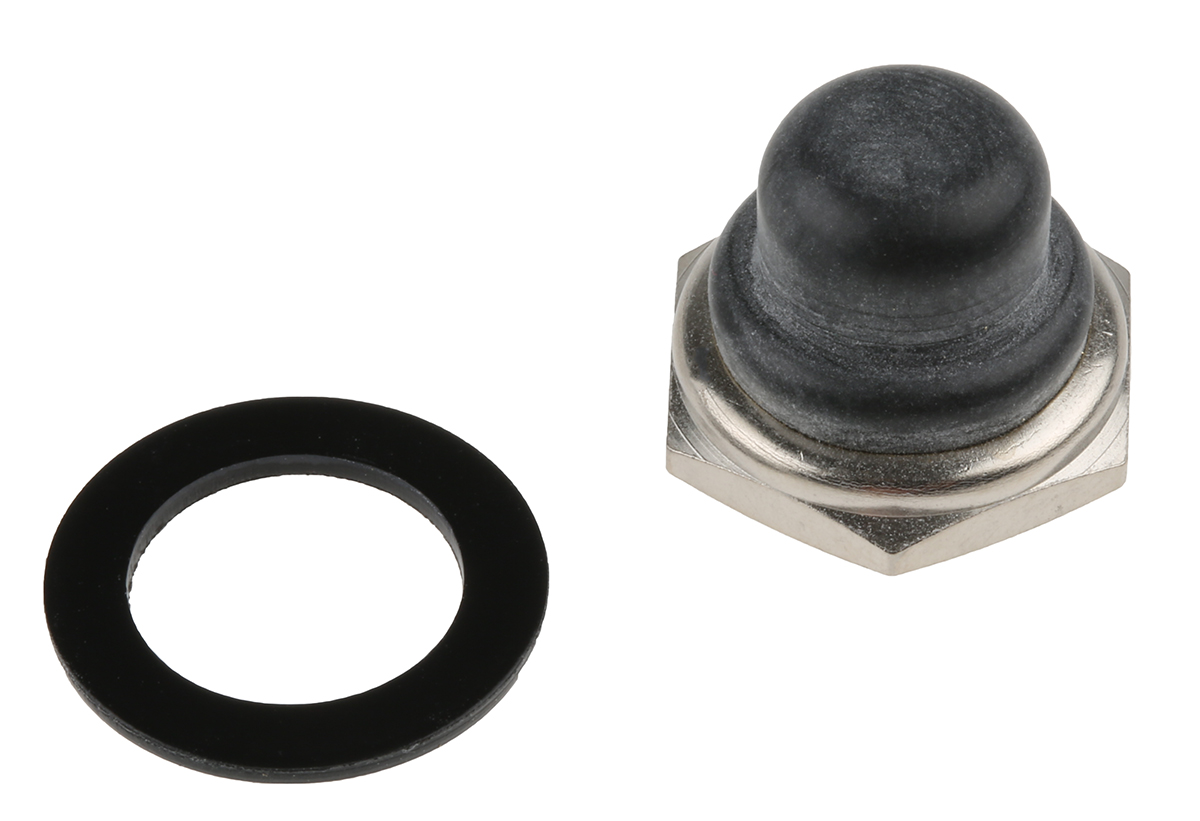 u31u21 APEM Black Push Button Boot for Use with Push Button