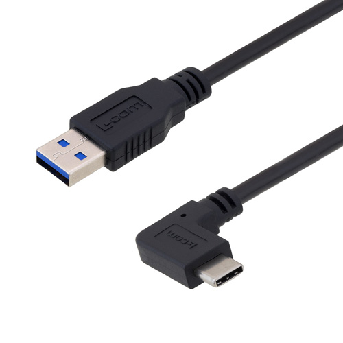 L-Com USB Cable, Male USB to Male, USB 3.0 USB Type A, Black, 500 mm