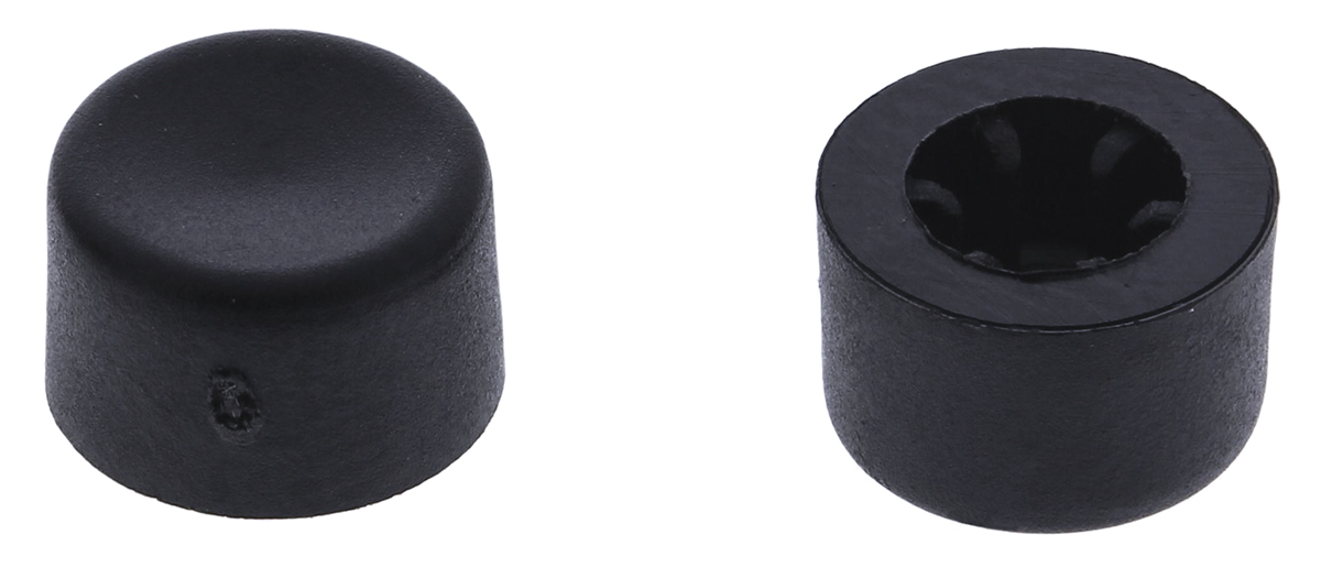 APEM Black Push Button Cap for Use with Apem 9600 Series (Sub-Miniature Panel Mount Switch)
