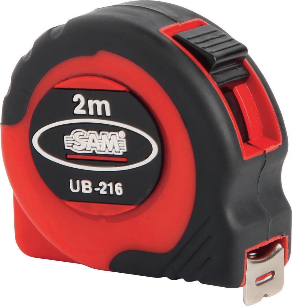 SAM UB 2 m Tape Measure, Imperial, Metric