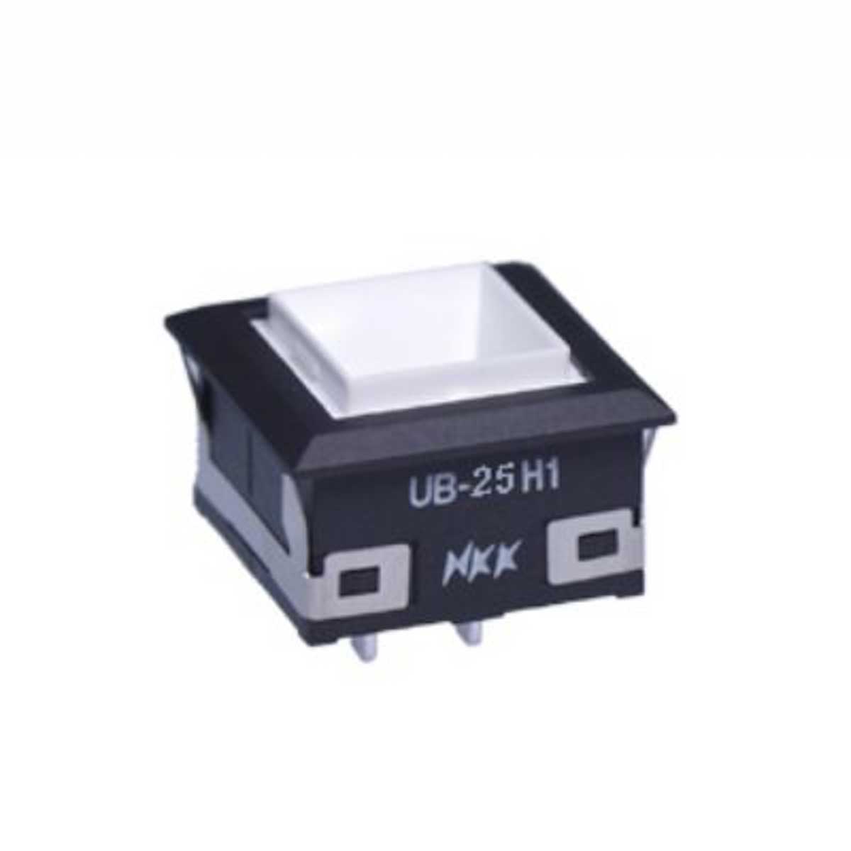 NKK Switches UB Series Illuminated Push Button Switch, On-On, Panel, 16.2 x 16.2 mm Cutout, DPDT, Red LED, 30 V dc 250 V