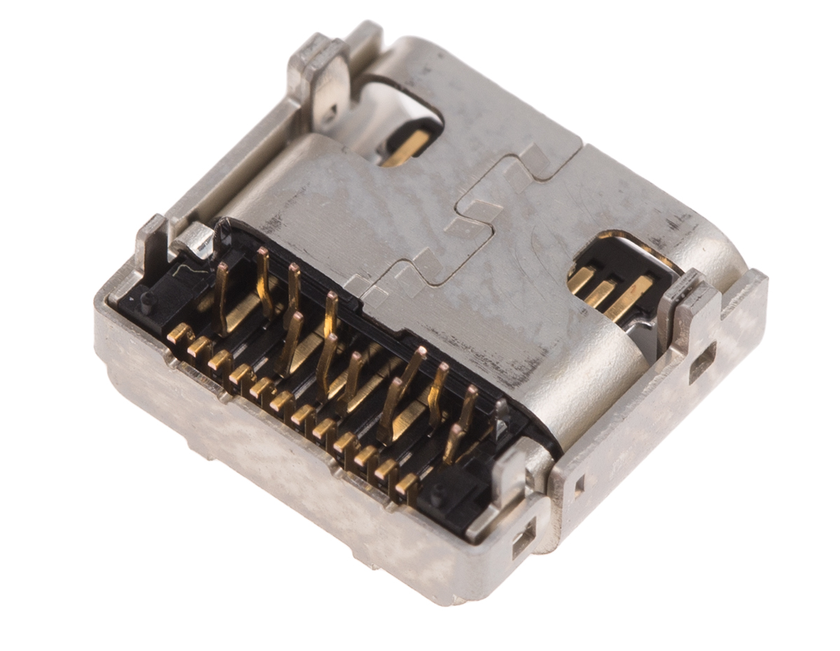 JST Right Angle, Surface Female- 1 Port Type USB Type C USB Connector USB 3.1