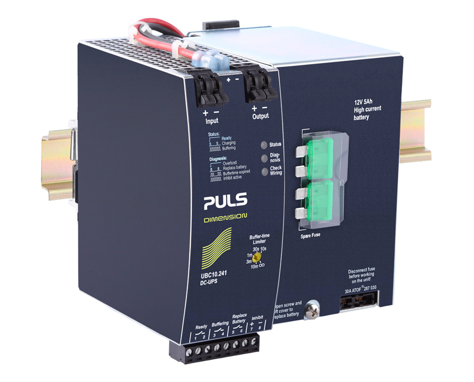 PULS 24V Input Wall Uninterruptible power supply, UBC10.241-N1 360 W U