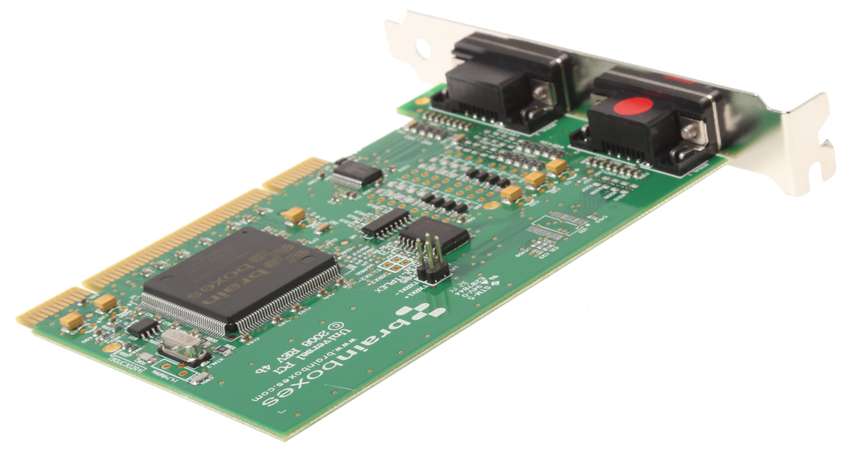 uc-357 Brainboxes 2 Port PCI RS232, RS485, RS422 Serial Card