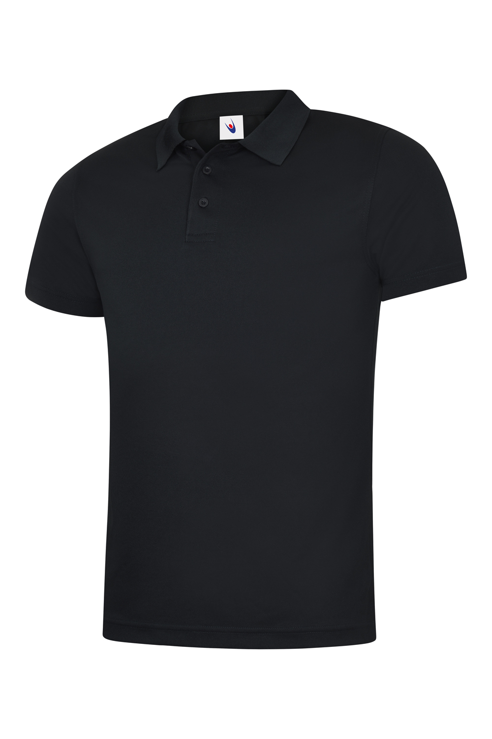 Uneek UC127 Black 100% Polyester Polo Shirt M