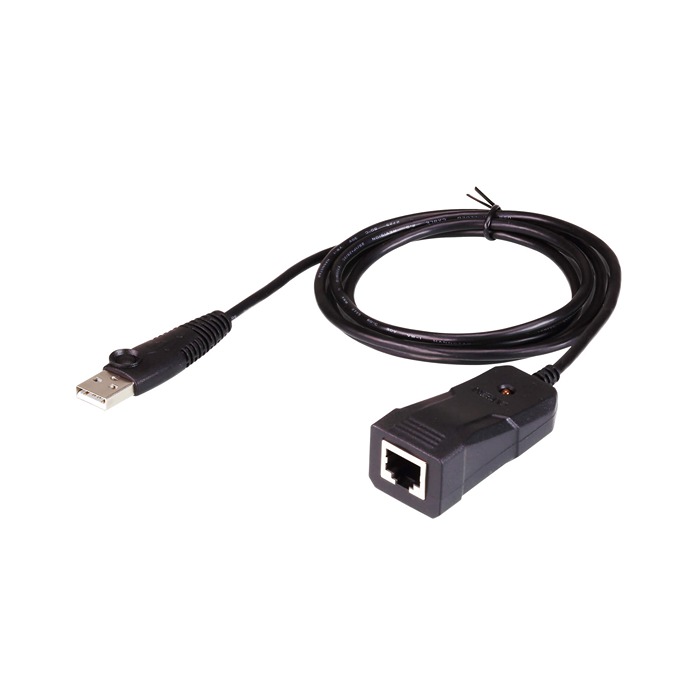 Aten USB Network Adapter USB 2.0 1200 mm Black 0.92Mbps Network Speed