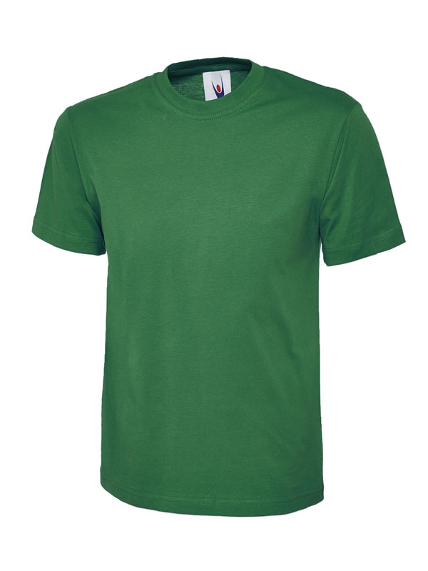 Uneek Green 100% Cotton Short Sleeve T-Shirt S