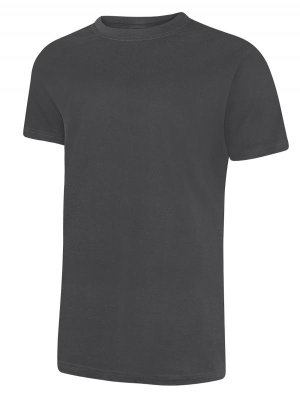 Uneek Charcoal Cotton Short Sleeve T-Shirt S